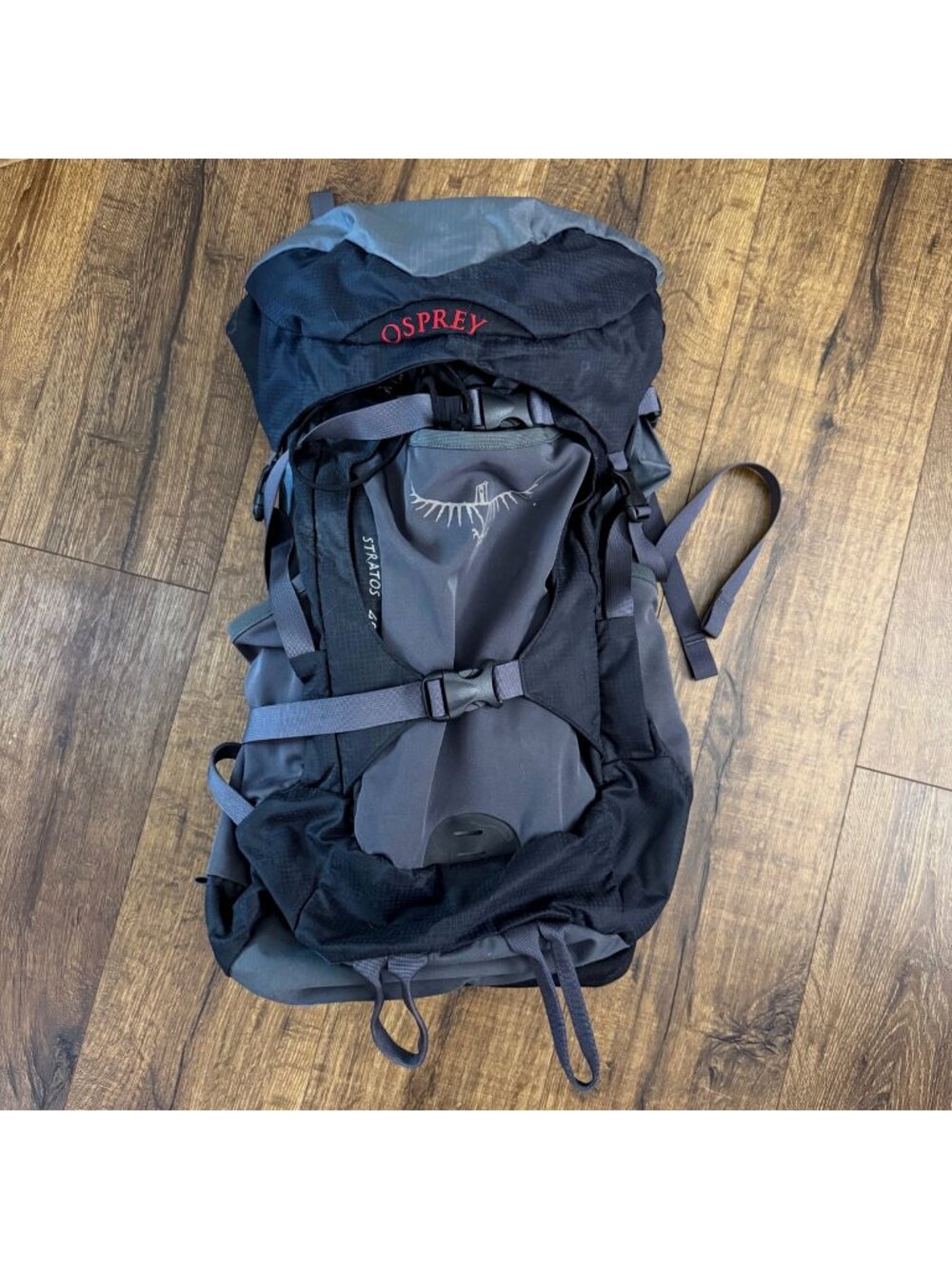 Osprey Stratos 40 Internal Frame Hiking Backpack Gray M